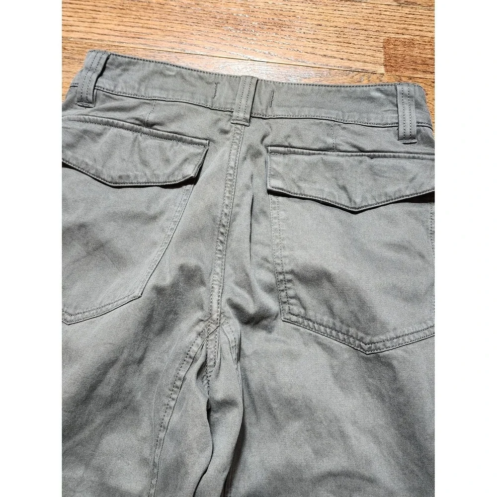 Madewell The Darted Barrel-Leg Pant Women 24 Green Utility Gorpcore NS282 Trendy